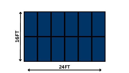 16 x 24 Stage Rental