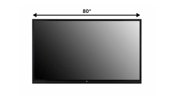 80" Touch Screen Rental
