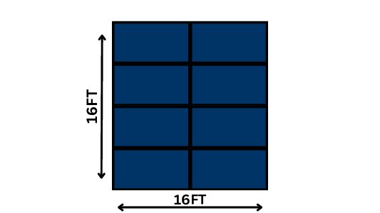 16 x 16 Stage Rental