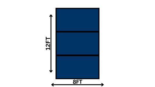 8 x 12 Stage Rental