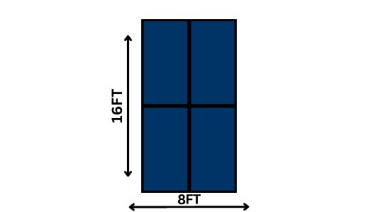 8 x 16 Stage Rental