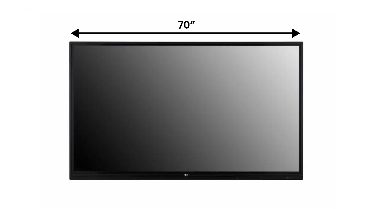 70" Touch Screen Rental