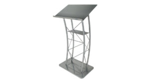 Curved Metal Podium