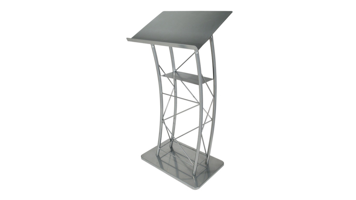 Curved Metal Podium