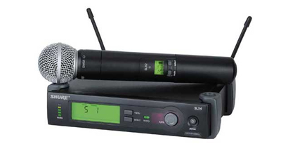 Shure Wireless SM 58 Rental (SLX)