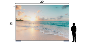 20’ x 12’ LED Wall