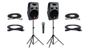 300 Watts Two Speakers