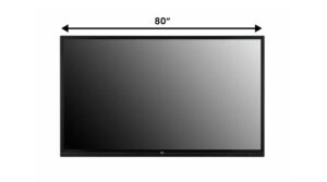 80" Touch Screen Rental