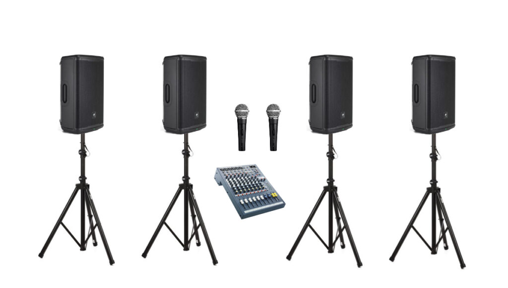 Four 15" Speaker Package AVPro360